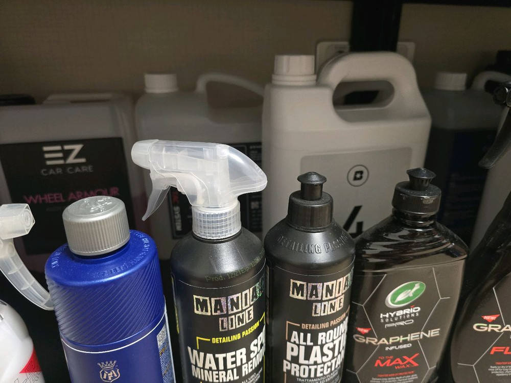 세차용품 종류다양 이미지