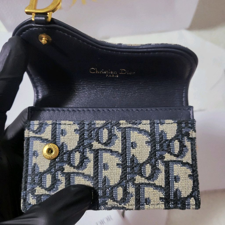 [24년식/풀구성] 디올 오블리크 새들 카드지갑 이미지