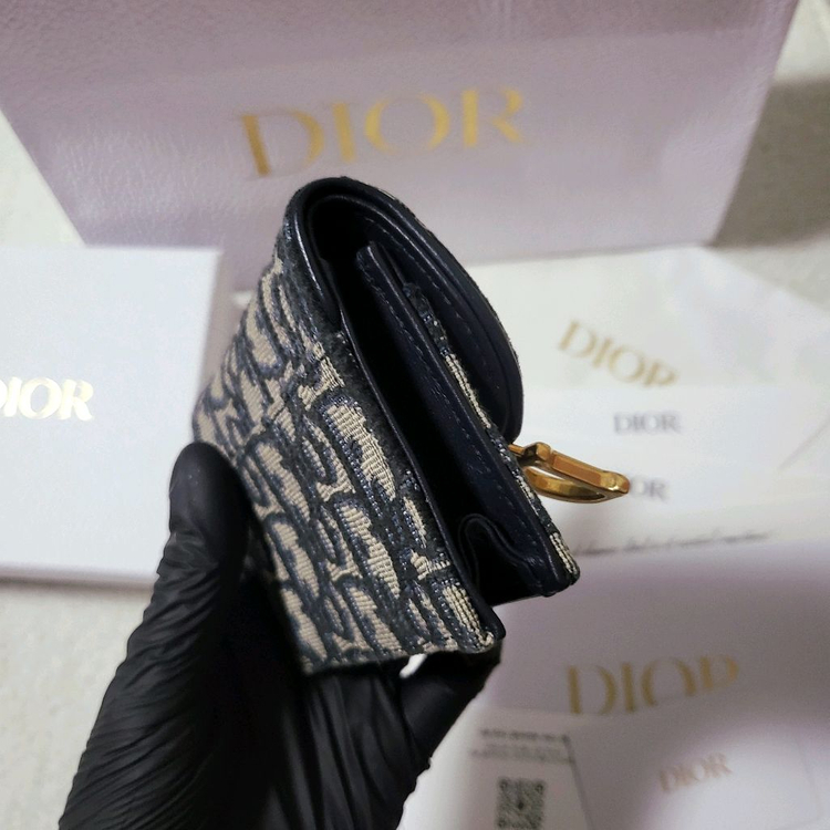 [24년식/풀구성] 디올 오블리크 새들 카드지갑 이미지