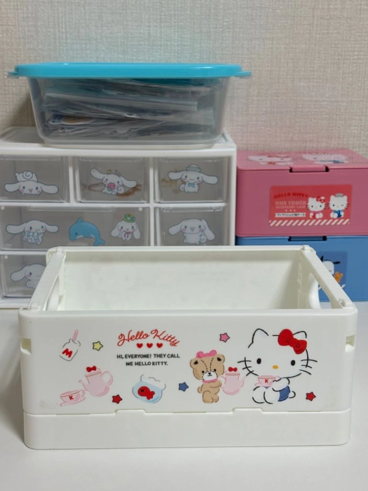 헬로키티 수납함 (새상품) 이미지