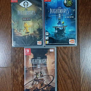 닌텐도 스위치칩 게임 리틀 나이트 메어 1, 2, 3 일괄 3개 팝니다. Nintendo Switch 이미지