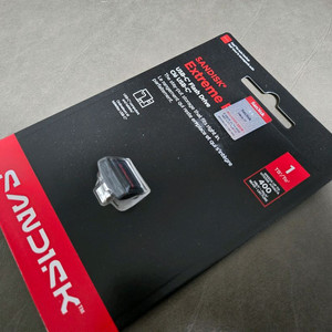 샌디스크 익스트림 핏 C 타입 USB 3.1 1TB 새제품 이미지