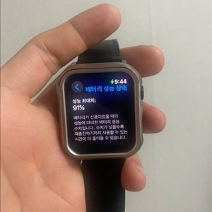 애플워치 SE2 44m Gps 미드나이트 이미지