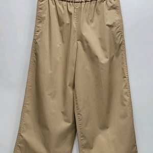 COS 코스 코튼 와이드 밴딩 팬츠 / 여 EUR 35 베이지 이미지