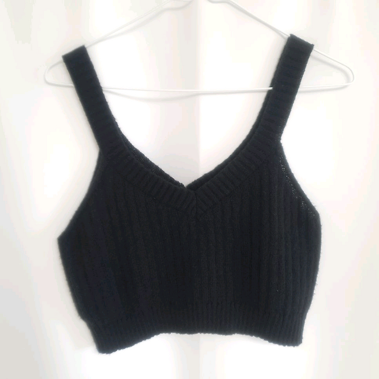 세컨드세컨 레이어드 니트 골지 나시 브이넥 뷔스티에 / 크림치즈마켓 베이델리 피터앤웬디 메이비베이비 아뜨랑스 케이 이미지