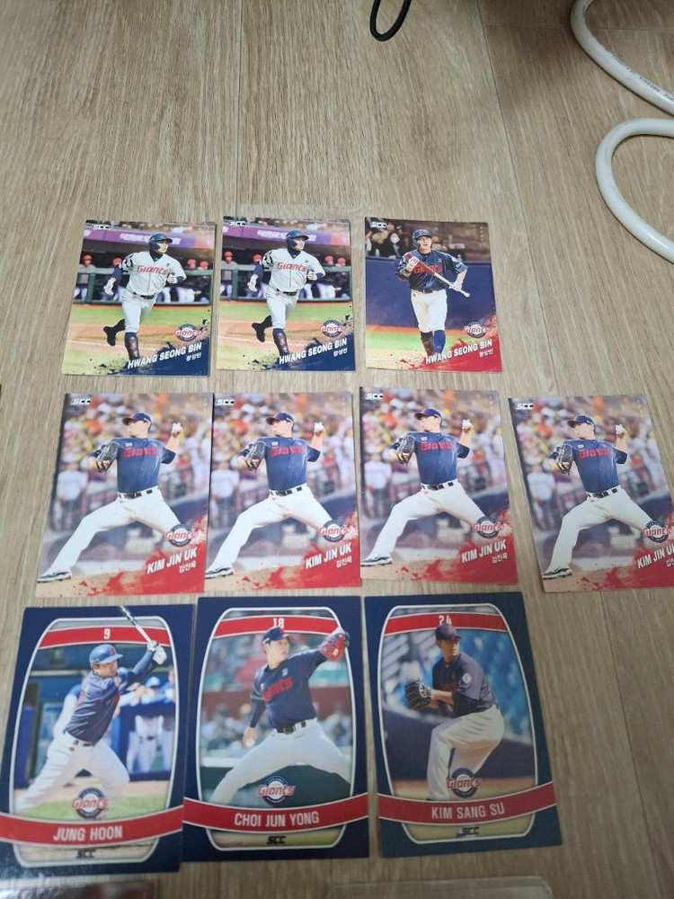롯데자이언츠 SCC 포토 카드 40장정도 이미지