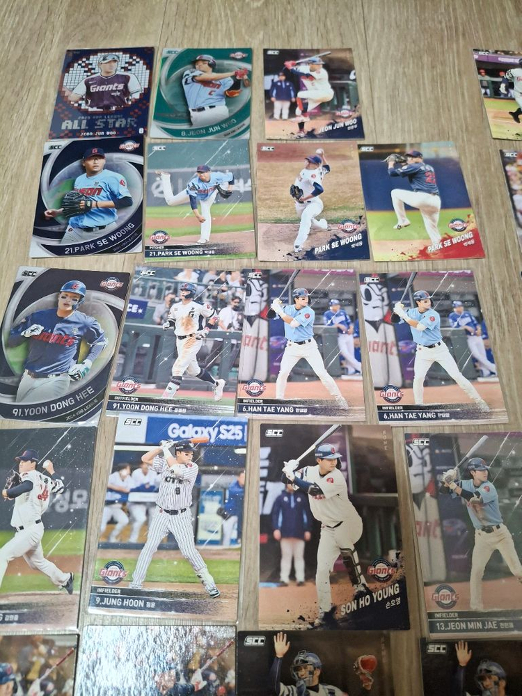 롯데자이언츠 SCC 포토 카드 40장정도 이미지