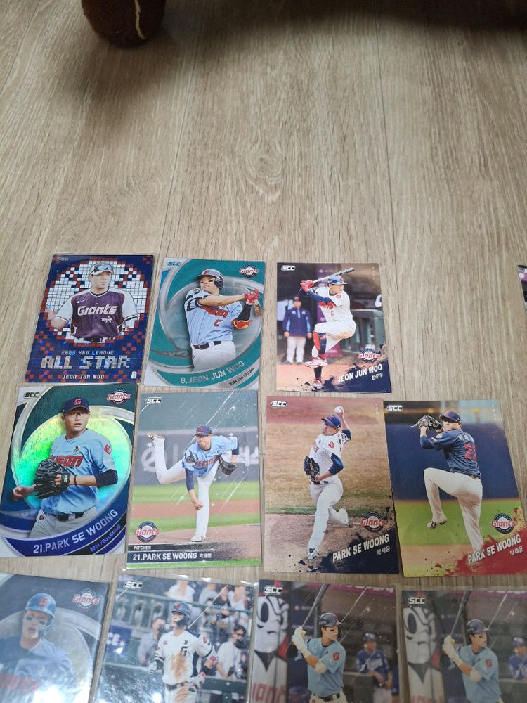 롯데자이언츠 SCC 포토 카드 40장정도 이미지