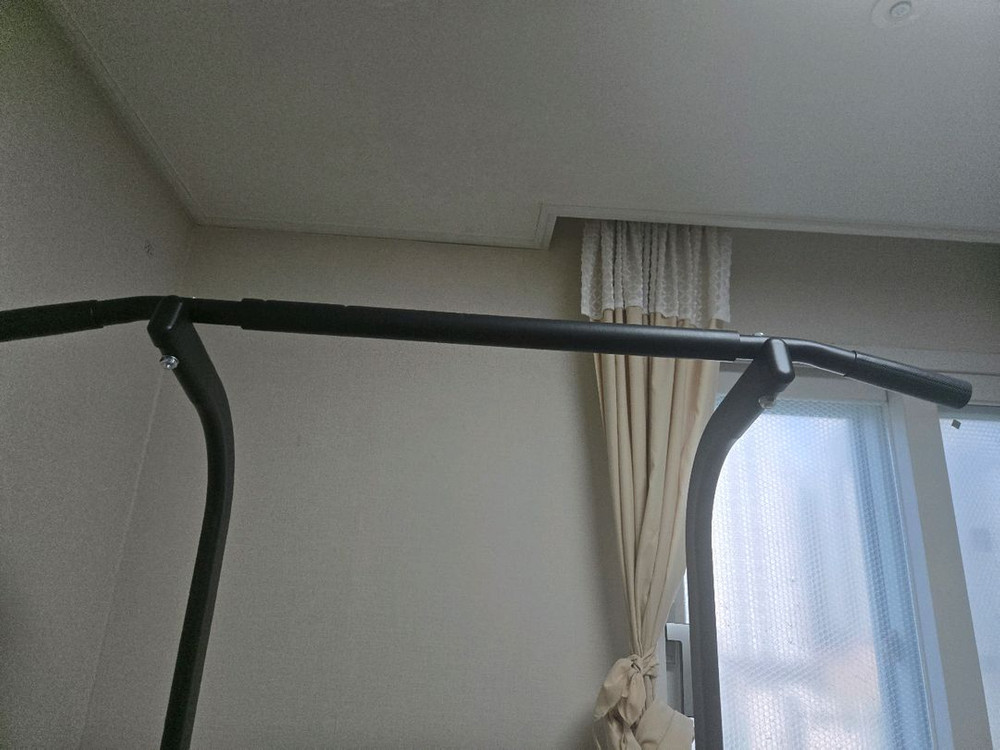 TANI 가정용 철봉 풀업바 치닝디핑 운동기구 블랙 이미지