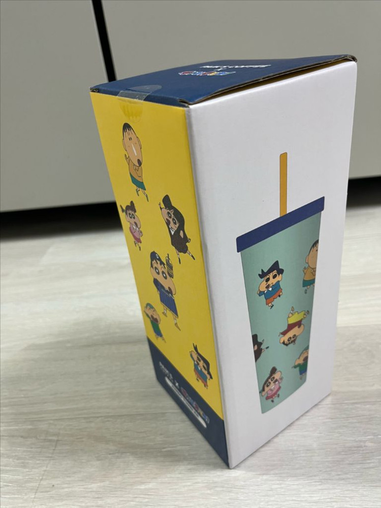 (새상품) 빽다방 콜라보 짱구 텀블러 710ml + 짱구그립톡 이미지