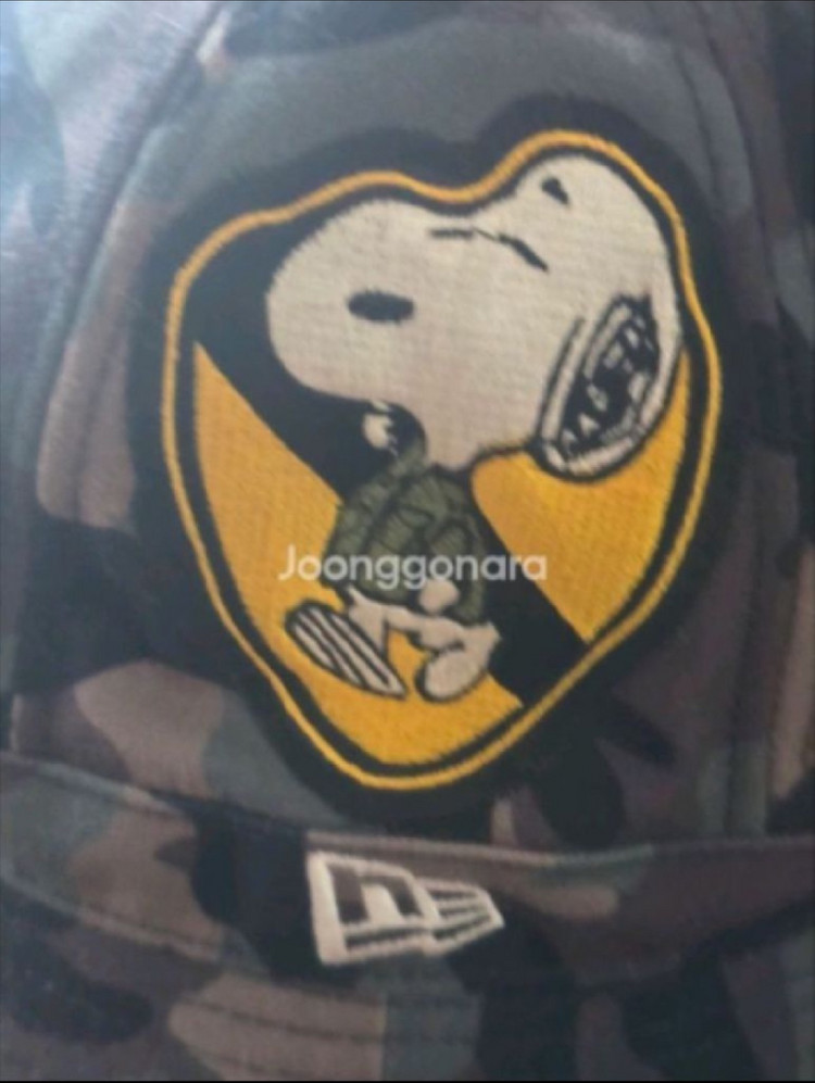 (가격인하) 베트남전 스누피 일본 복각 카모 버켓햇 7과 1/2 모자 버킷햇 이미지