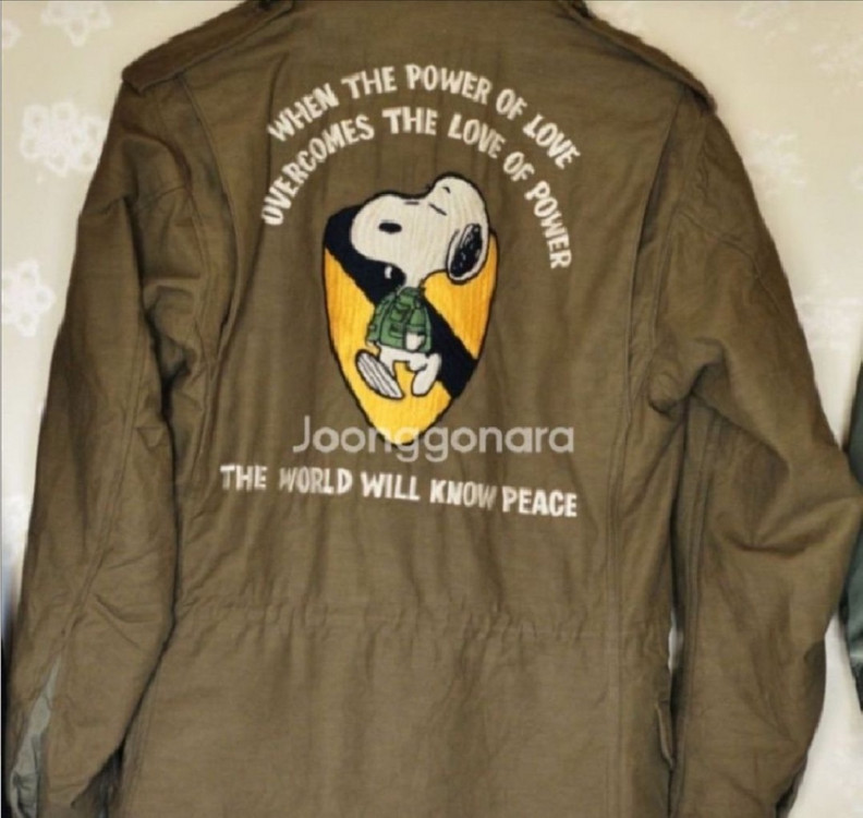 (가격인하) 베트남전 스누피 일본 복각 카모 버켓햇 7과 1/2 모자 버킷햇 이미지