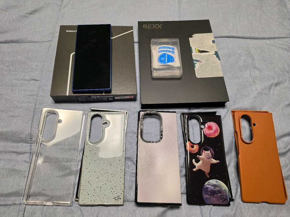 갤럭시 폴드7 512G 블루, skt용 정상해지 이미지