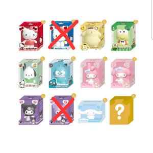 산리오 쌀알피규어(헬로키티, 폼폼푸린, 케로피, 포차코, 한교동, 마이멜로디, 쿠로미, 시나모롤, 히든 키티) 이미지