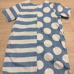 스텔라 맥카트니 키즈 스트라이프 도트 원피스 12세 이미지