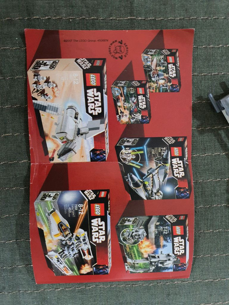 레고 7250 7655 벌크 올드 스타워즈 클론 스카우트 워커 at rt 이미지