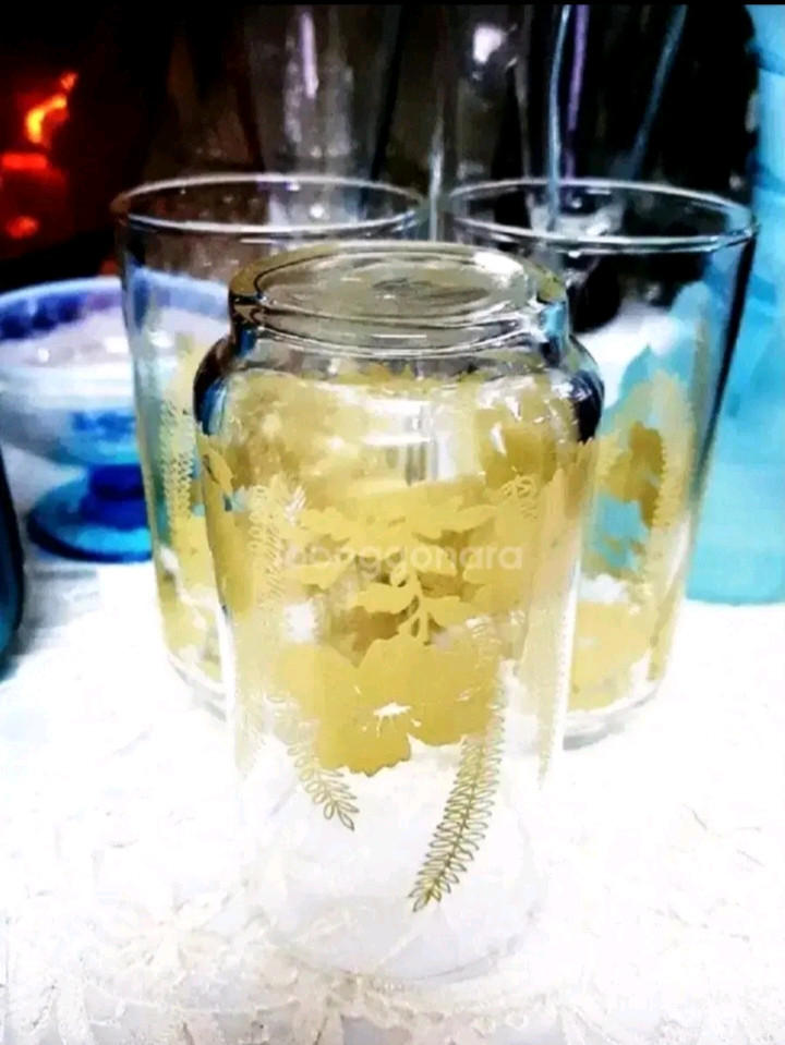 미국유리컵 70s리비플로럴 개당가 이미지