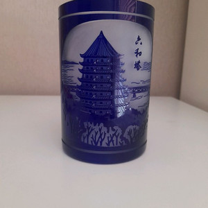 항저우 코발트블루 유리공예품 이미지