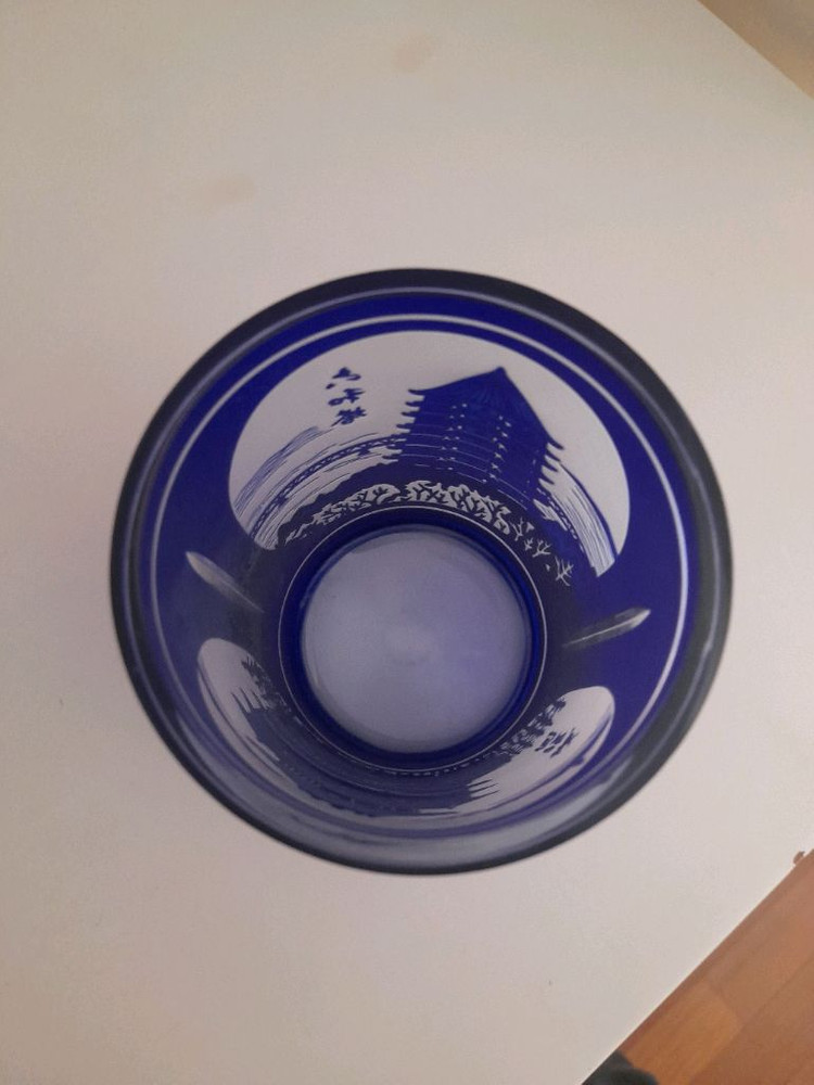 항저우 코발트블루 유리공예품 이미지