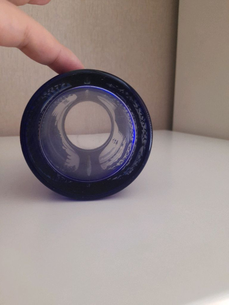 항저우 코발트블루 유리공예품 이미지