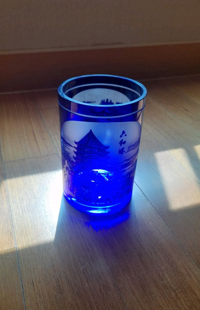 항저우 코발트블루 유리공예품 이미지