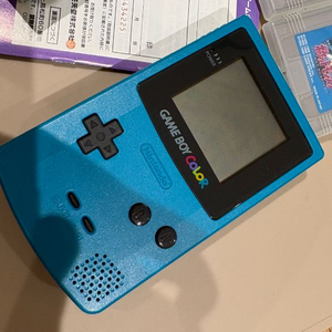 신품급) 닌텐도 게임보이 컬러 CGB(gbc) 블루 풀박스 이미지