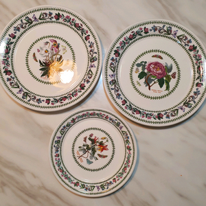 빈티지 영국베리에이션 대접시와중접시3개 일괄 이미지