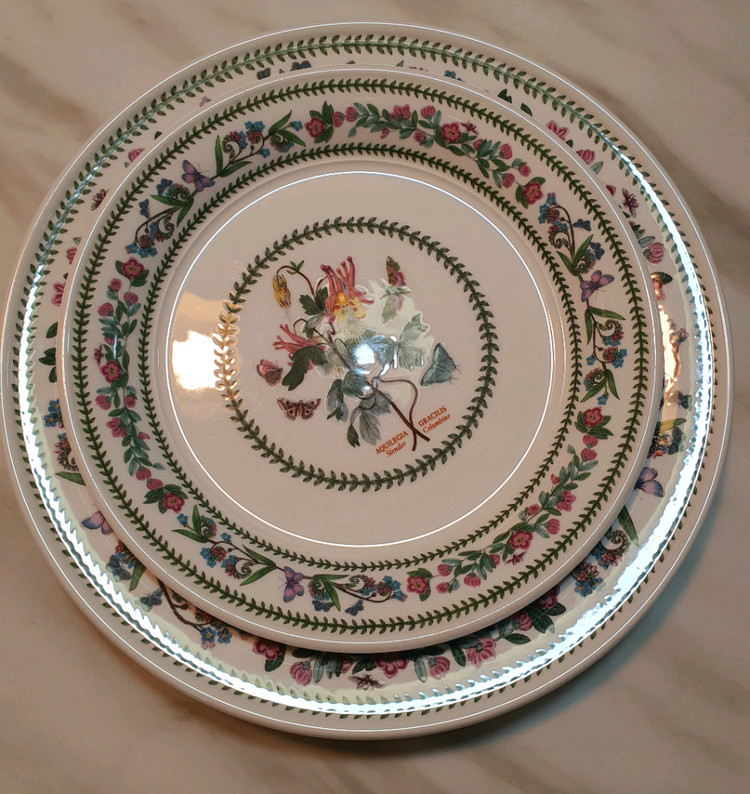 빈티지 영국베리에이션 대접시와중접시3개 일괄 이미지