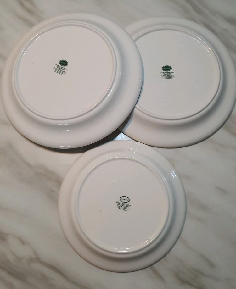 빈티지 영국베리에이션 대접시와중접시3개 일괄 이미지