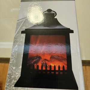 LED 벽난로 랜턴 조명 인테리어 무드등 이미지