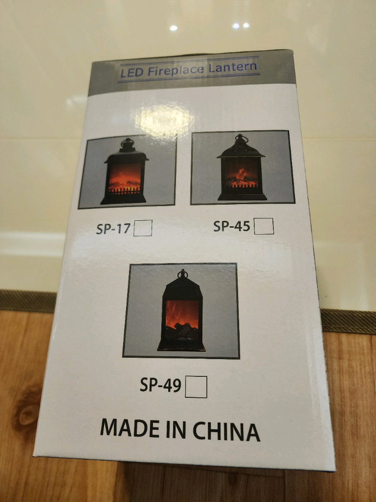 LED 벽난로 랜턴 조명 인테리어 무드등 이미지