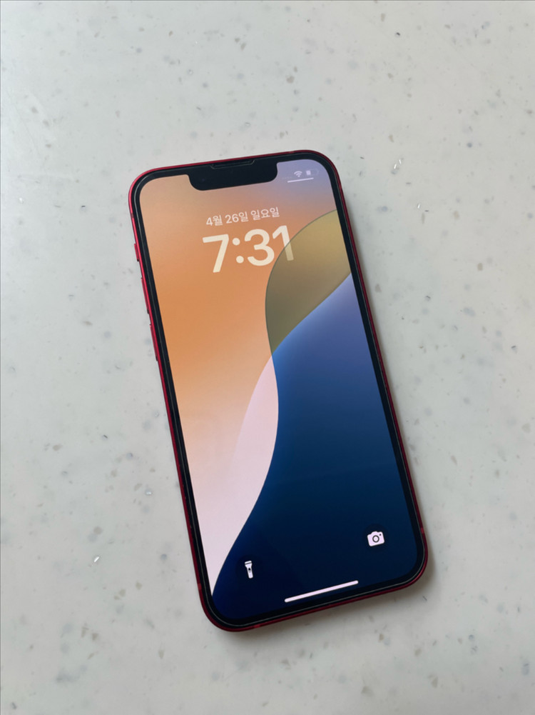 아이폰13미니 128 레드 SSS급 이미지