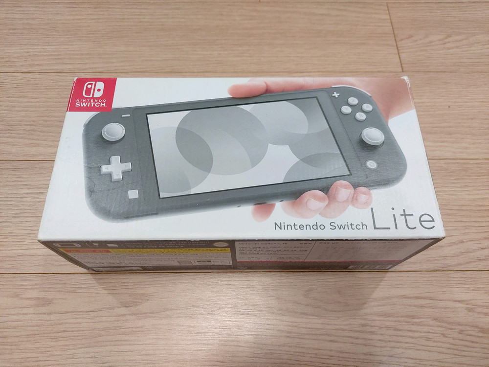닌텐도스위치라이트 그레이 풀박스 제품 이미지