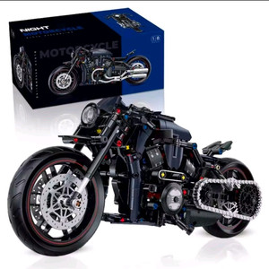 (새것) 할리데이비슨 레고 호환 조립식 블록 오토바이모형 562pcs 키덜트 장난감 이미지