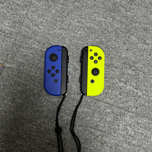 닌텐도 스위치 한국정발 정품 조이콘 네온 + 스트랩 S급 풀구성 이미지