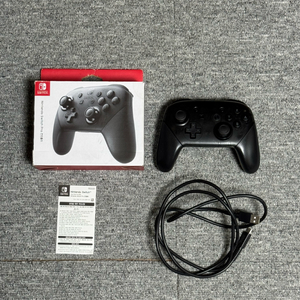 닌텐도 스위치 한국 정발 정품 프로콘 프로컨트롤러 풀박스 S급 이미지