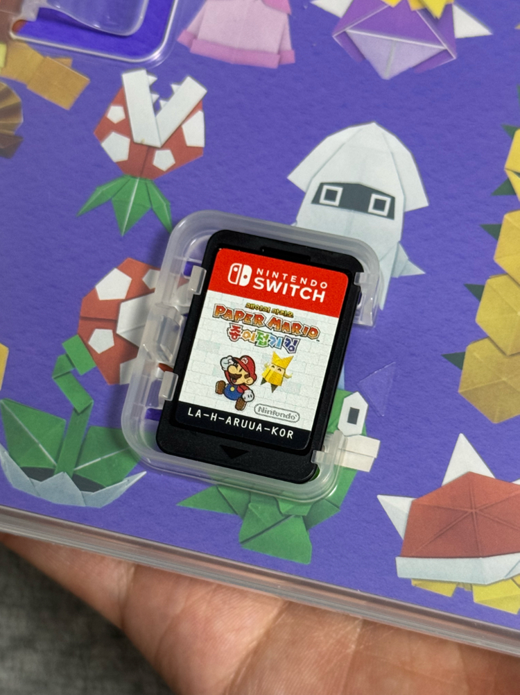 닌텐도 스위치 페이퍼 마리오 종이접기 킹 이미지