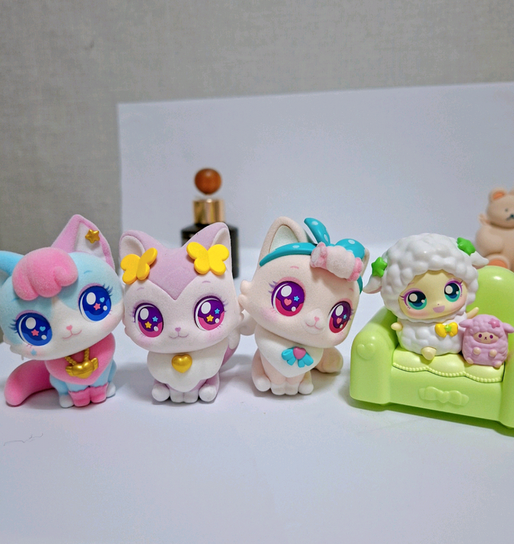 (미개봉)티니핑 웨딩 프린세스3종+뽀송핑+위시캣4종일괄 저렴하게 이미지