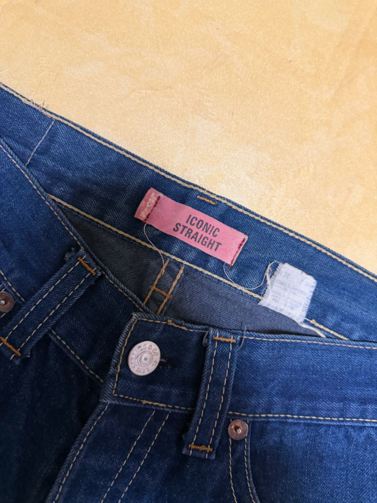 리바이스 아이코닉 1세대 스트레이트 핏 데님 바지 청바지 32 이미지