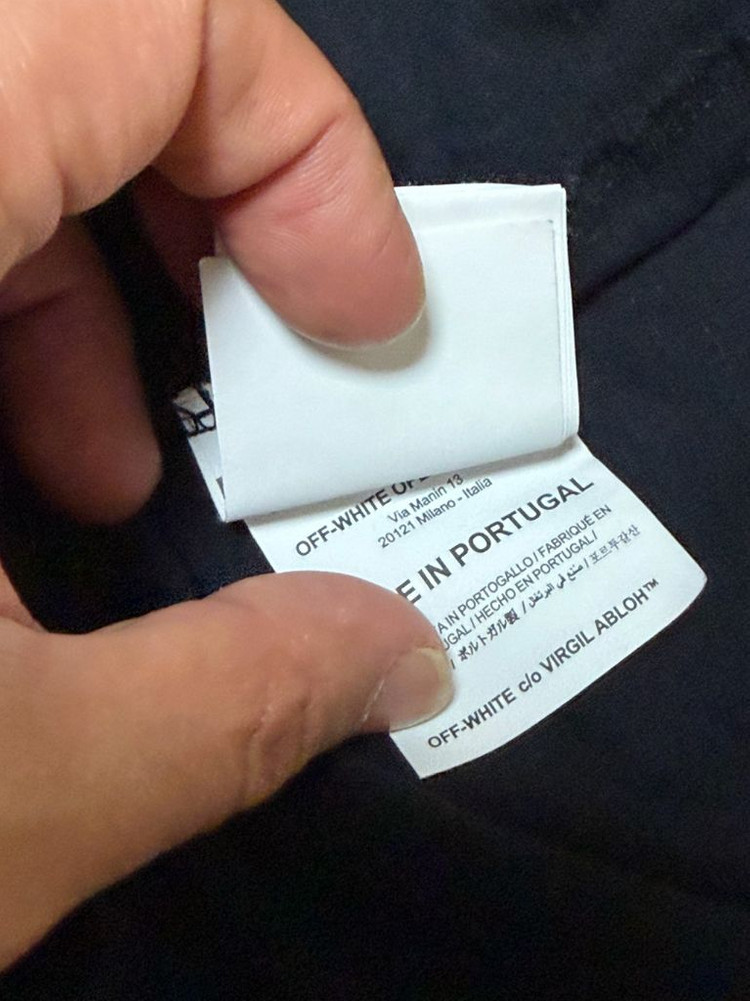 OFF WHITE 오프화이트 애어포트 테이프 긴팔 티셔츠 110XXL 이미지