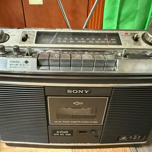 소니 붐박스 카세트 CF-3800(CF-580)고장품 이미지