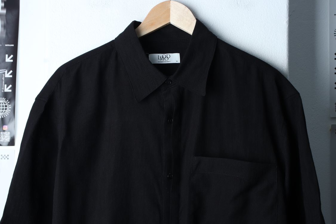 (XL-3XL) 엘무드 반팔 카라 티셔츠 셔츠 남방 이미지