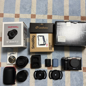 [가격인하] 소니 A7C 바디렌즈 풀세트 + 자이즈 55.8 + 삼양 35.8 이미지