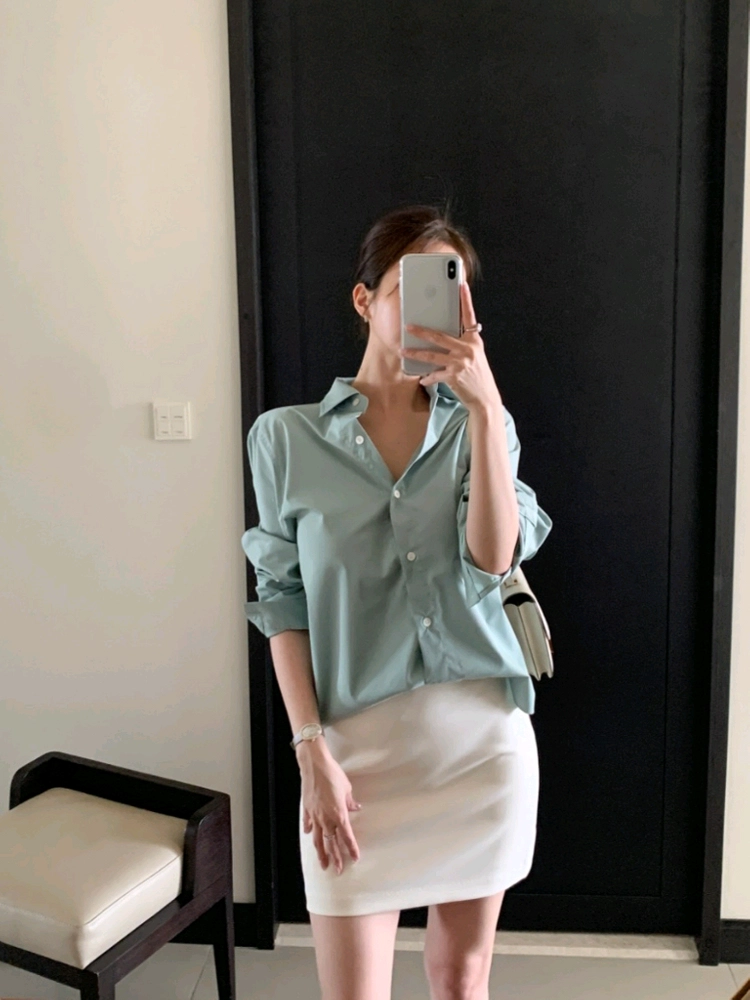 (새상품) 더마농 마고 스커트 M 블랙, 아이보리, 그레이, 베이지 이미지