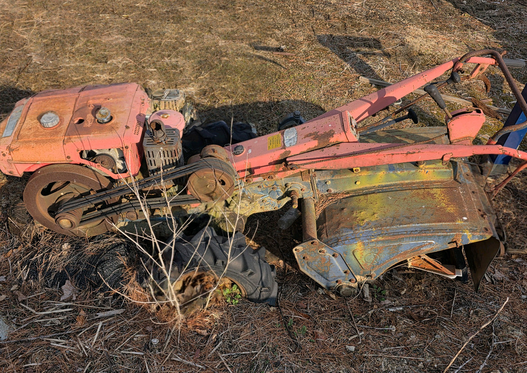 경운기+쟁기+로터리(배토기장착)+추레라 4종 이미지