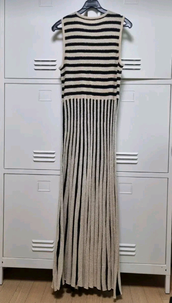 zara 자라 미디 스트라이프 원피스 - M 이미지