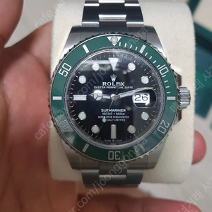 롤렉스 서브마리너 그린, 스벅 스타벅스 126610LV 교환합니다. 이미지
