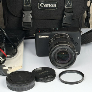 캐논 EOS M10 블랙 미러리스 카메라 이미지