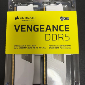 커세어 벤전스 DDR5 메모리 64GB(32Gb 2개 세트) 이미지