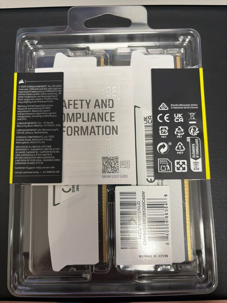 커세어 벤전스 DDR5 메모리 64GB(32Gb 2개 세트) 이미지